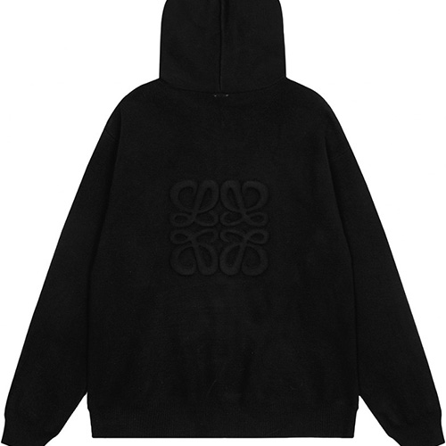 [홍콩명품.LOEWE] 로에베 25SS 로고 니트 후드 집업 자켓 (2컬러), BM19620, JU, 홍콩명품의류,구매대행,온라인명품