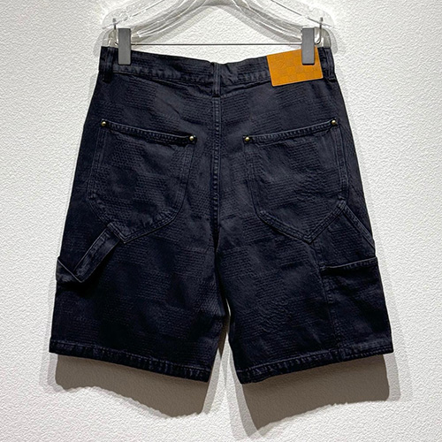 [홍콩명품.LOUIS VUITTON] 루이비통 25SS 로고 다미에 데님 쇼츠 반바지 (2컬러), BM19646, KB, 홍콩명품의류,구매대행,온라인명품