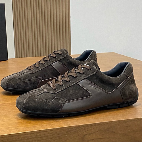 [홍콩명품,PRADA] 프라다 25SS 로고 레더 가죽 스니커즈 운동화 (2컬러), SE4676, ALW, 명품스니커즈,운동화,구두,로퍼,하이탑,신발