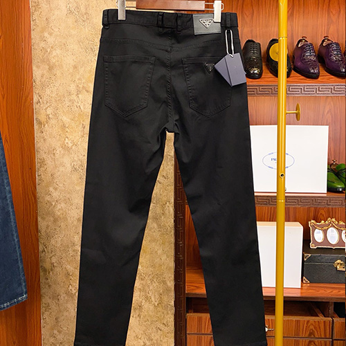 [홍콩명품,PRADA] 프라다 25SS 삼각로고 데님 팬츠 진 청바지 (블랙), BM19950, S1F, 홍콩명품의류,구매대행,온라인명품