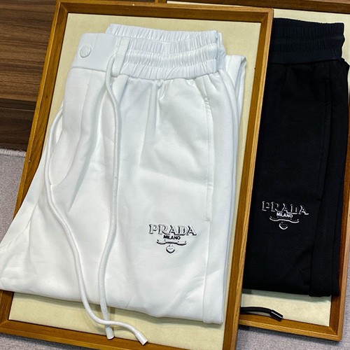 [홍콩명품,PRADA] 프라다 25SS 로고 자수 조거 팬츠 바지 (2컬러), BM20065, G5, 홍콩명품의류,구매대행,온라인명품