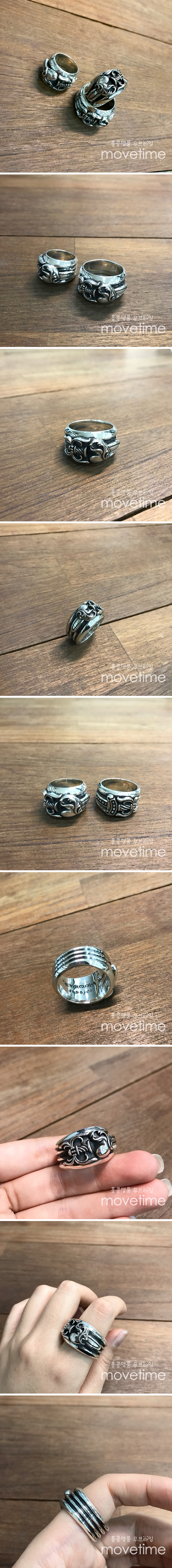 [가격문의][홍콩명품.Chrome Hearts] 크롬하츠 25SS 로고 925실버 링 반지, ET2815, CR1, 홍콩명품의류,구매대행,온라인명품