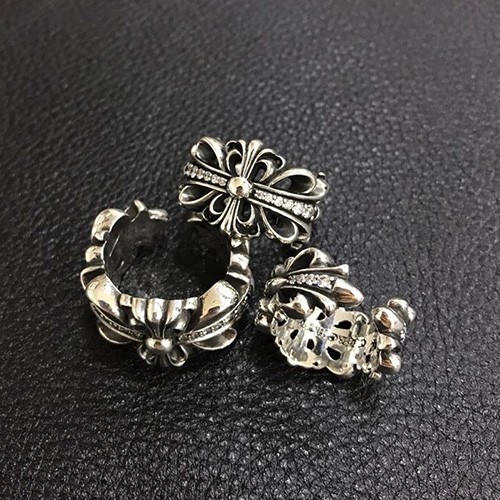 [가격문의][홍콩명품.Chrome Hearts] 크롬하츠 25SS 로고 925실버 링 반지, ET2820, CR1, 홍콩명품의류,구매대행,온라인명품