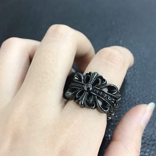 [가격문의][홍콩명품.Chrome Hearts] 크롬하츠 25SS 로고 925실버 링 반지, ET2821, CR1, 홍콩명품의류,구매대행,온라인명품