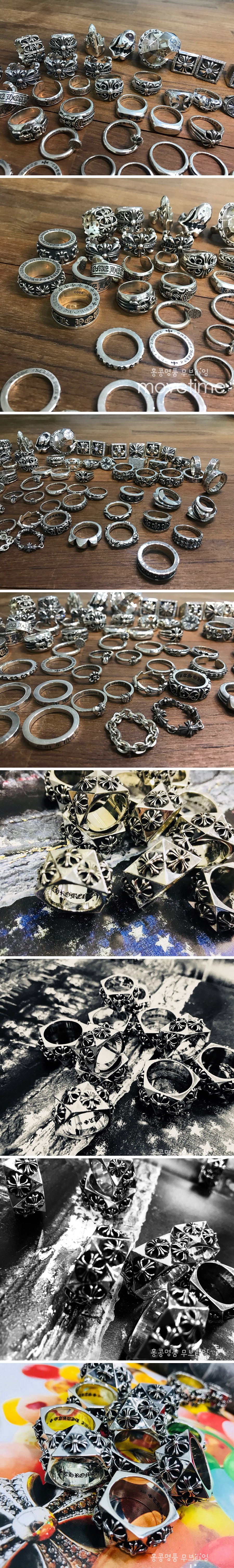 [가격문의][홍콩명품.Chrome Hearts] 크롬하츠 25SS 로고 925실버 링 반지 모음, ET2837, CR1, 홍콩명품의류,구매대행,온라인명품