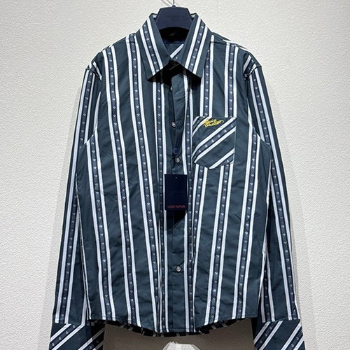 [홍콩명품.LOUIS VUITTON] 루이비통 25SS 로고 패턴 남방 셔츠 1AGJNN, BM20282, KB, 홍콩명품의류,구매대행,온라인명품