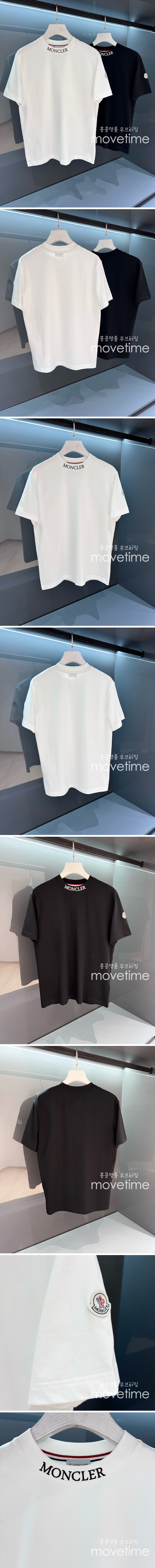 [홍콩명품.MONCLER] 몽클레어 25SS 로고 반팔 티셔츠 (2컬러), BM20391, G5, 홍콩명품의류,구매대행,온라인명품