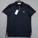 [홍콩명품.THOME BROWNE] 톰브라운 25SS 로고 자수 카라 폴로 반팔 티셔츠 (2컬러), BM20405, JQ, 홍콩명품의류,구매대행,온라인명품