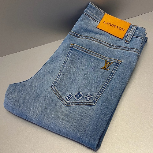 [홍콩명품.LOUIS VUITTON] 루이비통 25SS 로고 데님 팬츠 진 청바지, BM20424, JU, 홍콩명품의류,구매대행,온라인명품