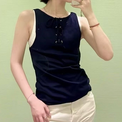 [홍콩명품,PRADA] 프라다 25SS 로고 여성 런닝 탑 티셔츠 (2컬러), BM20444, 13C, 홍콩명품의류,구매대행,온라인명품