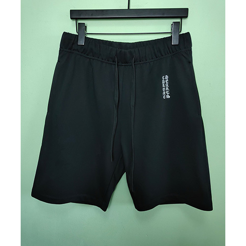 [홍콩명품.Chrome Hearts] 크롬하츠 25SS 로고 자수 쇼츠 반바지 (블랙), BM20569, JL, 홍콩명품의류,구매대행,온라인명품