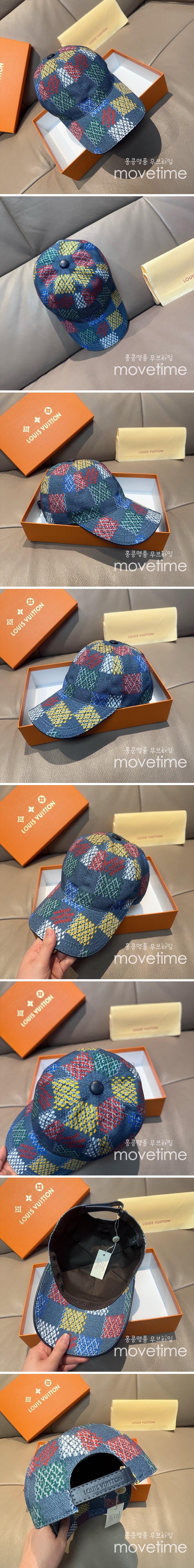 [홍콩명품.LOUIS VUITTON] 루이비통 25SS 로고 다미에 데님 볼캡 모자 56cm, CA0298, 홍콩명품쇼핑몰,인터넷명품,온라인명품사이트,남자명품,해외직구