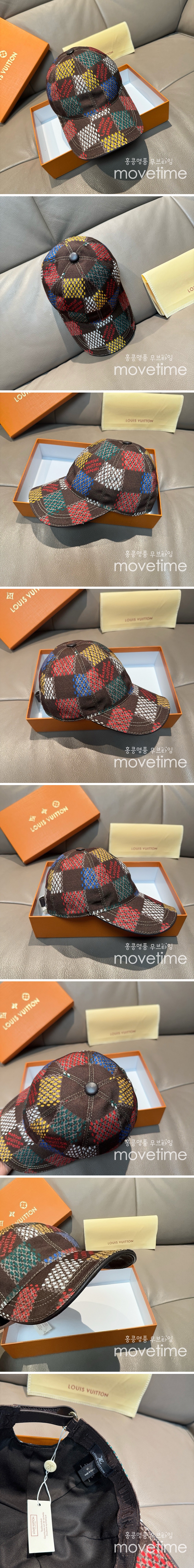 [홍콩명품.LOUIS VUITTON] 루이비통 25SS 로고 다미에 데님 볼캡 모자 56cm (브라운), CA0299, 홍콩명품쇼핑몰,인터넷명품,온라인명품사이트,남자명품,해외직구