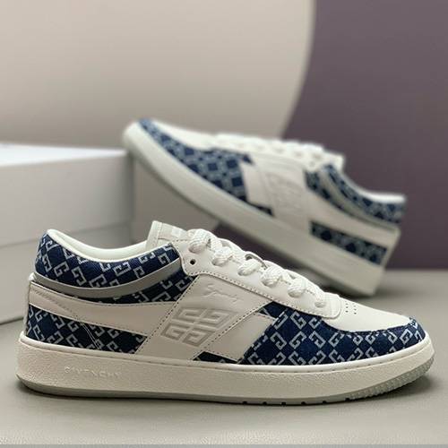 [홍콩명품.GIVENCHY] 지방시 25SS 로고 G-MOVE 스니커즈 운동화 (화이트-블루), SE4783, PMD, 명품스니커즈,운동화,구두,로퍼,하이탑,신발