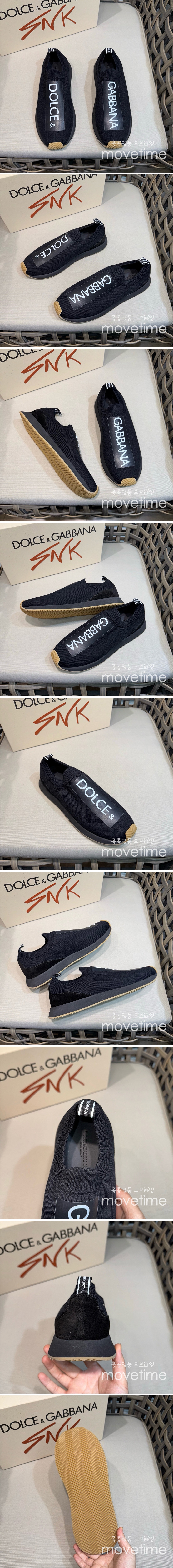 [홍콩명품.D&G] 돌체앤가바나 25SS 로고 RUNNER 스니커즈 운동화 (블랙), SE4887, S2, 명품스니커즈,운동화,구두,로퍼,하이탑,신발