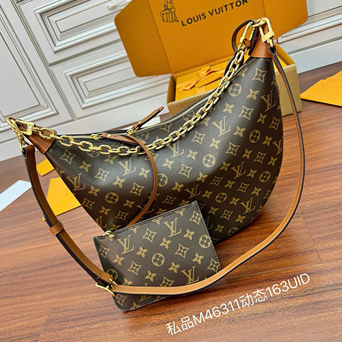 [홍콩명품.LOUIS VUITTON] 루이비통 25SS 로고 모노그램 루프 호보 토트 겸 숄더백 M46311, BGM4684, BDA, 홍콩명품가방,명품쇼핑몰,크로스백,핸드백,구매대행