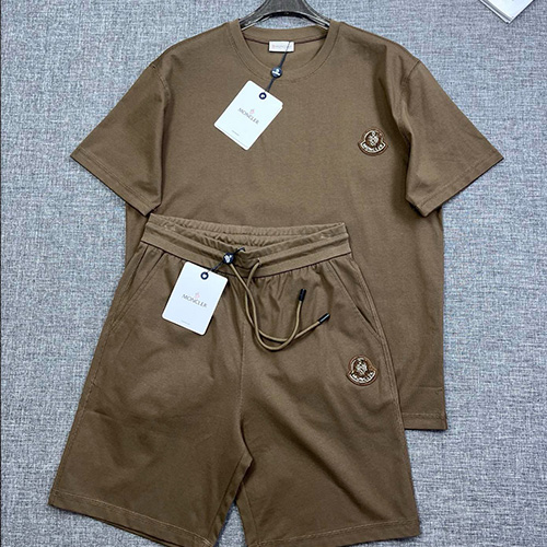 [홍콩명품.MONCLER] 몽클레어 25SS 로고 반팔 티셔츠 + 쇼츠 반바지 상하의 세트 (2컬러), BM20829, JQ, 홍콩명품의류,구매대행,온라인명품
