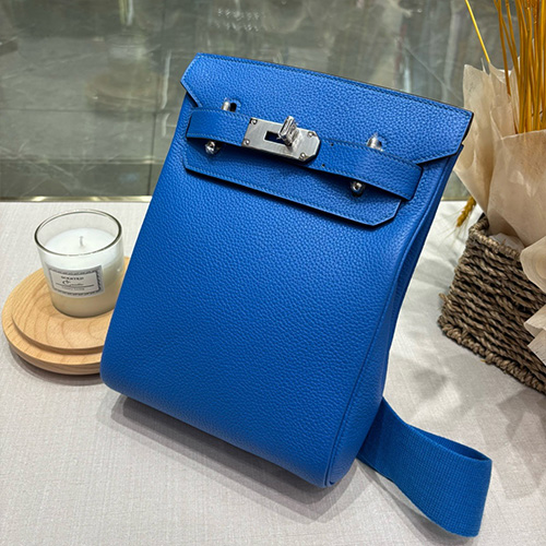 [홍콩명품.Hermes] 에르메스 25SS 로고 Hac a Dos 크로스백 (블루-은장), BGM4791, H3, 홍콩명품가방,명품쇼핑몰,크로스백,핸드백,구매대행