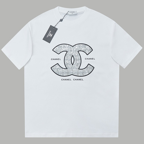 [홍콩명품.CHANEL] 샤넬 25SS 로고 그래픽 프린트 반팔 티셔츠 (2컬러), BM20993, JU, 홍콩명품의류,구매대행,온라인명품