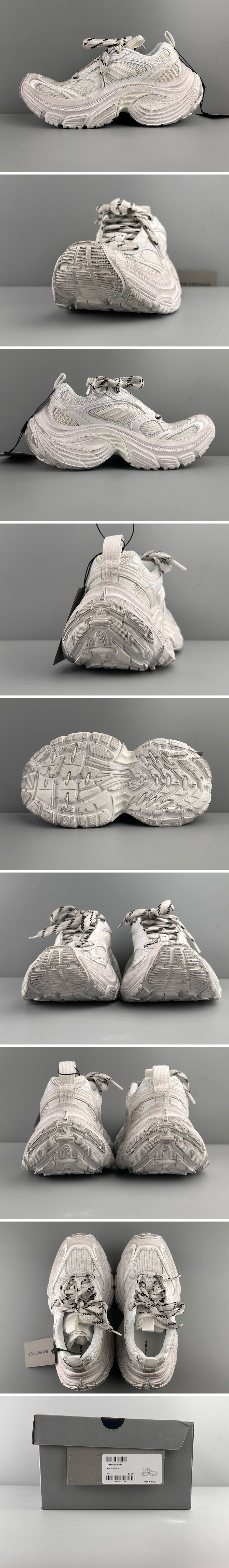 [홍콩명품.BALENCIAGA] 발렌시아가 25SS 로고 남여 6XL 스니커즈 운동화 (화이트), SE4981, S3, 명품스니커즈,운동화,구두,로퍼,하이탑,신발