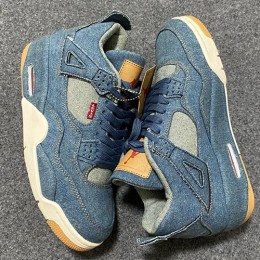 [홍콩명품.NIKE] 나이키 25SS 로고 남여 에어 조던 AJ4 Retro 스니커즈 운동화 (데님), SE5009, S3, 명품스니커즈,운동화,구두,로퍼,하이탑,신발