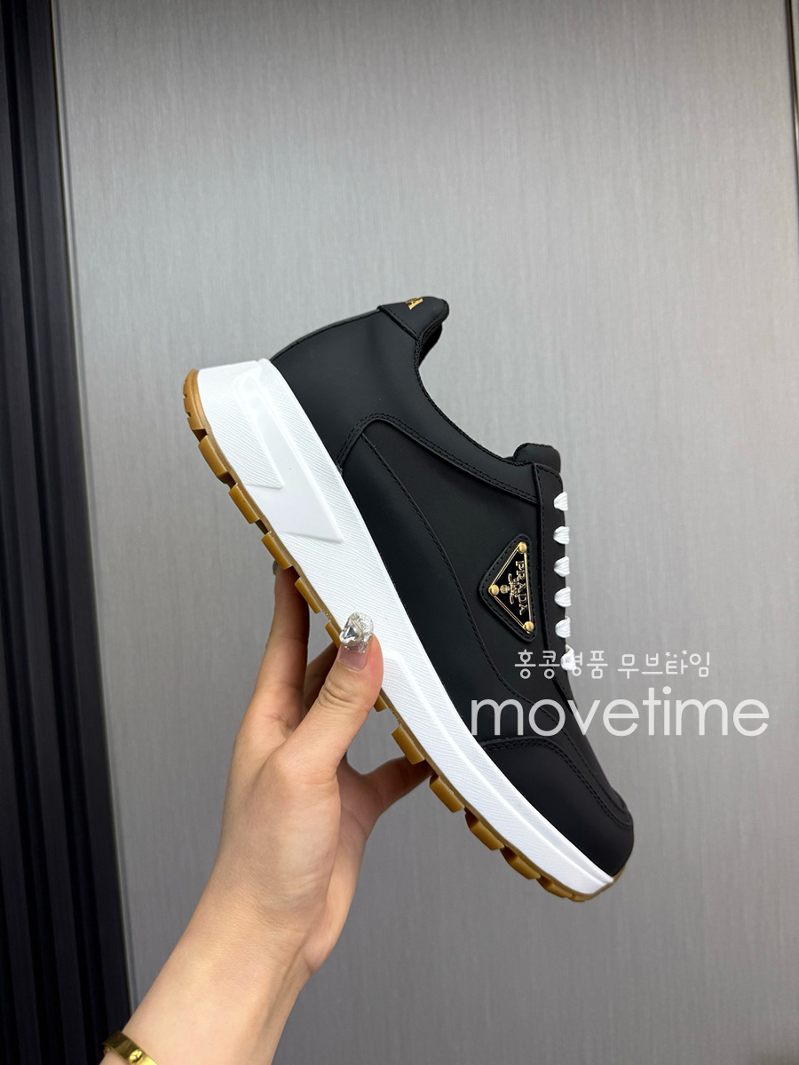 [홍콩명품,PRADA] 프라다 25SS 삼각로고 레더 가죽 스니커즈 운동화 (2컬러), SE5190, GHS, 명품스니커즈,운동화,구두,로퍼,하이탑,신발
