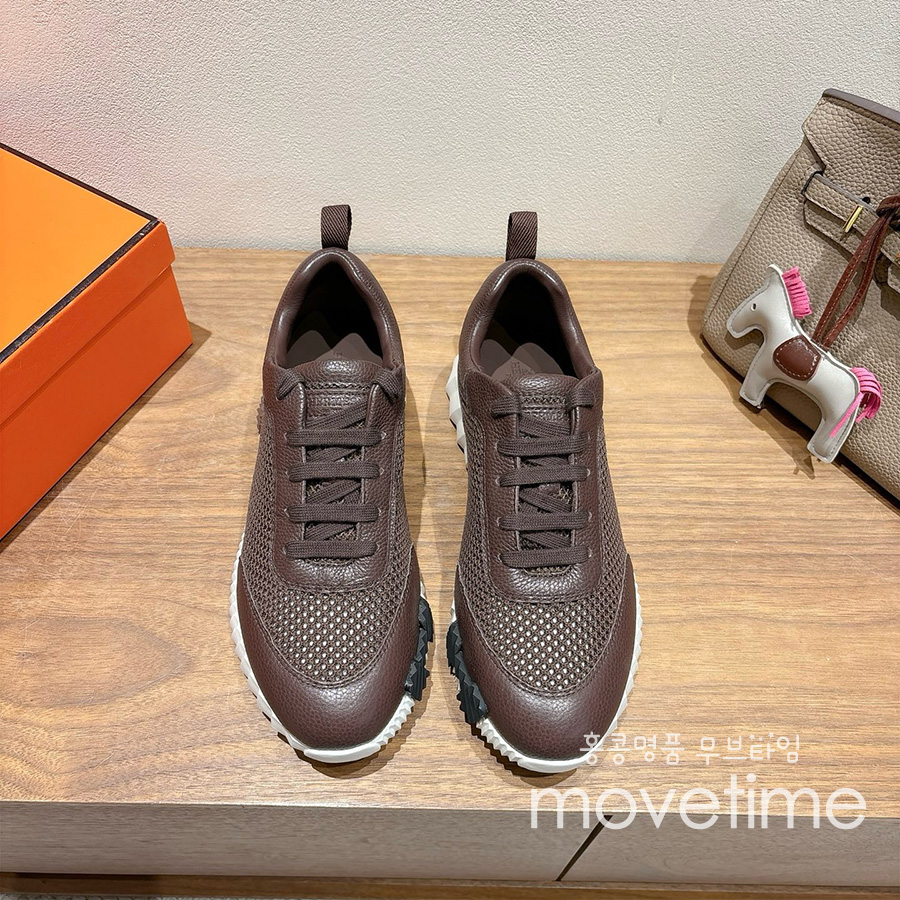 [홍콩명품.Hermes] 에르메스 25SS 로고 남여 바운싱 스니커즈 운동화 (브라운), SE5244, GHS, 명품스니커즈,운동화,구두,로퍼,하이탑,신발