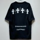 [명품레플리카.Chrome Hearts] 크롬하츠 25SS 로고 레더 크로스 반팔 티셔츠 (2컬러), BM21192, KB, 홍콩명품의류,구매대행,온라인명품