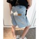 [홍콩명품.Maison Margiela] 메종마르지엘라 25SS 로고 여성 빈티지 데님 쇼츠 반바지, BM21244, BR, 홍콩명품의류,구매대행,온라인명품