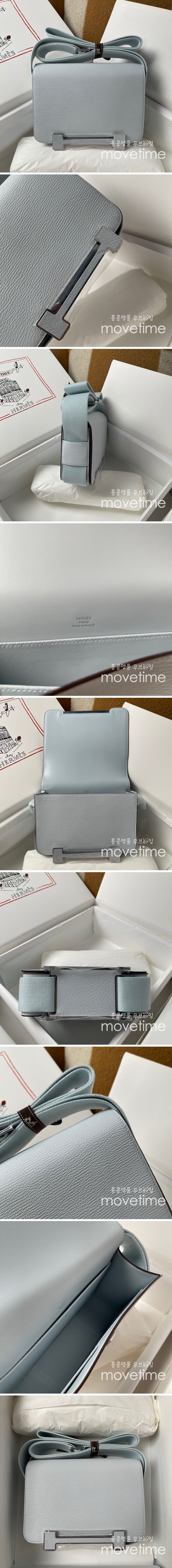 [홍콩명품.Hermes] 에르메스 25SS 로고 GETA 20cm 크로스백 (그레이), BGM4817, BDA, 홍콩명품가방,명품쇼핑몰,크로스백,핸드백,구매대행