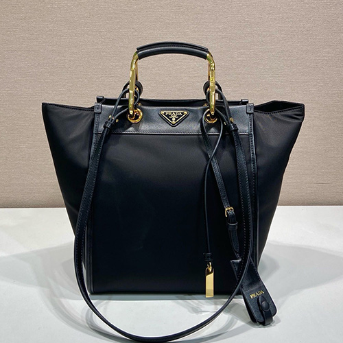 [홍콩명품,PRADA] 프라다 25SS 삼각로고 나일론과 미디움 토트백 1BG578 (블랙), BGM4821, BDA, 홍콩명품가방,명품쇼핑몰,크로스백,핸드백,구매대행