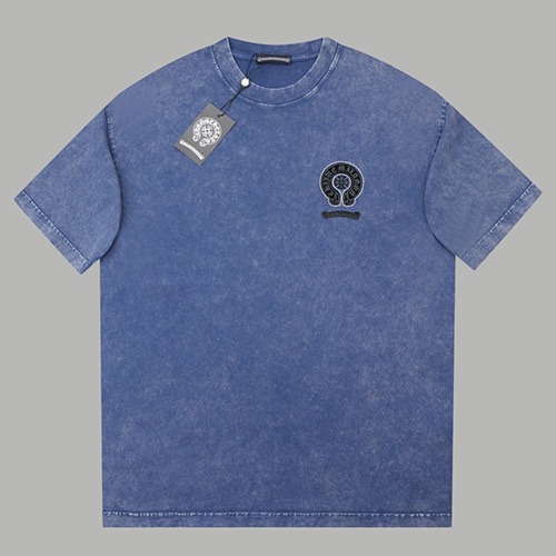 [홍콩명품.Chrome Hearts] 크롬하츠 25SS 로고 장식 워싱 반팔 티셔츠 (4컬러), BM21370, JU, 명품레플리카,미러급,온라인쇼핑몰사이트