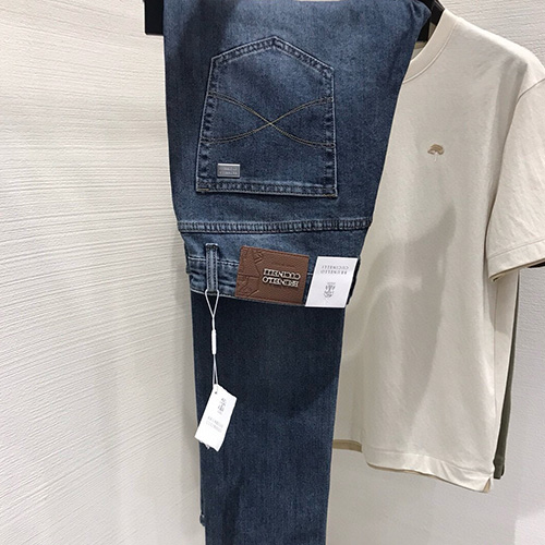 [홍콩명품.Brunello Cucinelli ] 브루넬로 쿠치넬리 25SS 로고 데님 팬츠 진 청바지, BM21559, JQ, 명품레플리카,미러급,온라인쇼핑몰사이트