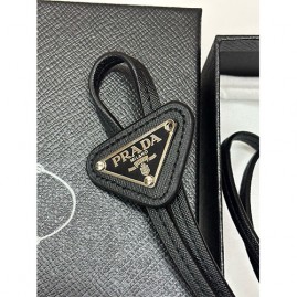[홍콩명품,PRADA] 프라다 25SS 삼각로고 레더 가죽 넥타이 (블랙), ET3043, H3, 명품레플리카,인터넷쇼핑몰,남자명품,해외직구