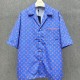[홍콩명품.LOUIS VUITTON] 루이비통 25SS 로고 모노그램 반팔 남방 셔츠 + 쇼츠 반바지 상하의 세트 (블루), BM21595, JU, 명품레플리카,미러급,온라인쇼핑몰사이트