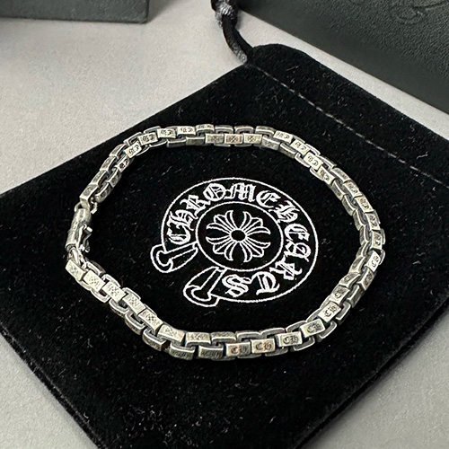 [홍콩명품.Chrome Hearts] 크롬하츠 25SS 로고 925실버 팔찌, ET3047, BUBU, 홍콩명품의류,구매대행,온라인명품