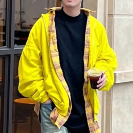 [홍콩명품.BALENCIAGA] 발렌시아가 25SS 로고 자수 2톤 후드 집업 자켓 (2컬러), BM21662, KK, 홍콩명품가방,명품쇼핑몰,크로스백,핸드백,구매대행