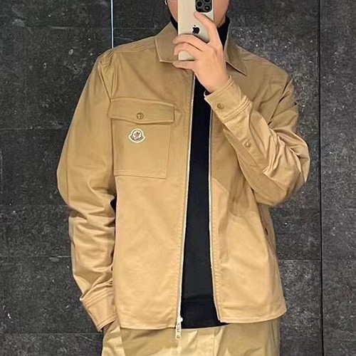[홍콩명품.MONCLER] 몽클레어 25SS 로고 카라 집업 자켓 (카라멜), BM21665, KK, 홍콩명품가방,명품쇼핑몰,크로스백,핸드백,구매대행