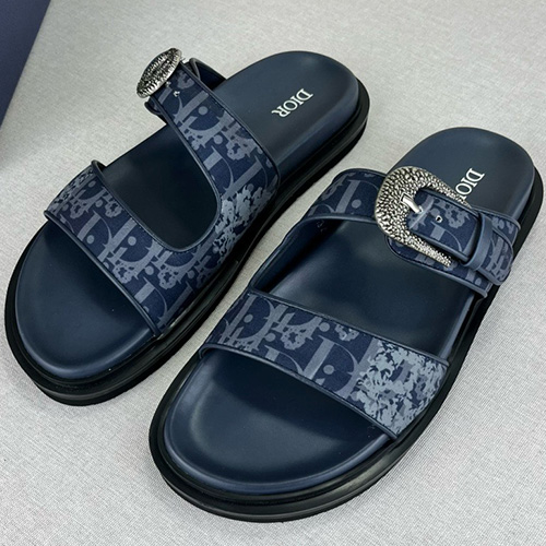 [홍콩명품,Christian Dior] 디올 25SS 로고 오블리크 샌들 슬리퍼 (블루), SE5377, ALW, 명품스니커즈,운동화,구두,로퍼,하이탑,신발