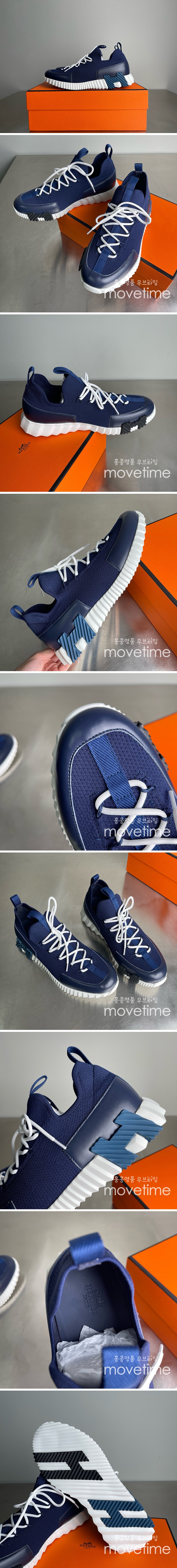 [홍콩명품.Hermes] 에르메스 25SS 로고 LIFT 스니커즈 운동화 (네이비), SE5391, ALW, 명품스니커즈,운동화,구두,로퍼,하이탑,신발