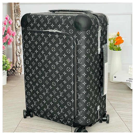 [홍콩명품.LOUIS VUITTON] 루이비통 25SS 로고 모노그램 레더 호라이즌55 캐리어 (블랙), CR135, B4, 홍콩명품쇼핑몰,무브타임,악세사리,잡화,생활용품