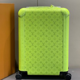 [홍콩명품.LOUIS VUITTON] 루이비통 25SS 로고 모노그램 레더 호라이즌55 캐리어 (그린), CR144, B4, 명품레플리카, 캐리어, 여행가방 투어