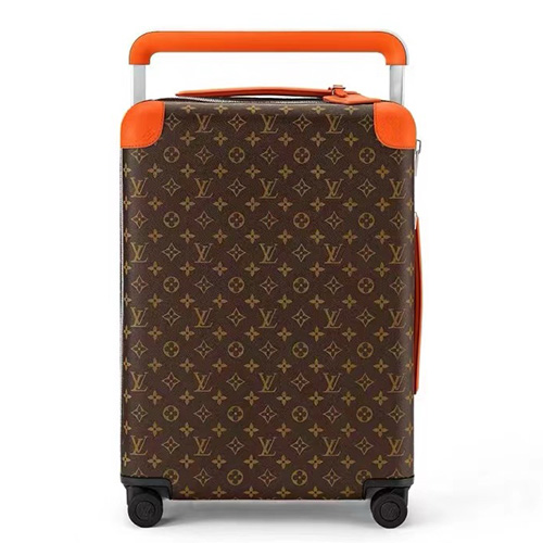 [홍콩명품.LOUIS VUITTON] 루이비통 25SS 로고 모노그램 레더 호라이즌 캐리어 (브라운-오렌지), CR146, B4, 명품레플리카, 캐리어, 여행가방 투어