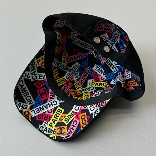 [홍콩명품.CHANEL] 샤넬 25SS 로고 자수 볼캡 모자 (블랙), CA0393, BC, 명품레플리카 모자 캡 남자여자