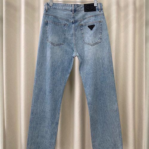 [홍콩명품,PRADA] 프라다 25SS 삼각로고 데님 팬츠 진 청바지, BM21874, KB, 레플리카의류,미러급사이트