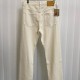 [홍콩명품.YSL] 입생로랑 25SS 로고 데님 팬츠 진 청바지 (아이보리), BM21875, KB, 레플리카의류,미러급사이트