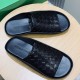 [홍콩명품.BOTTEGA VENETA] 보테가베네타 25SS 로고 인트레치아토 레더 가죽 슬리퍼 (블랙), SE5429, S3, 명품스니커즈,운동화,구두,로퍼,하이탑,신발