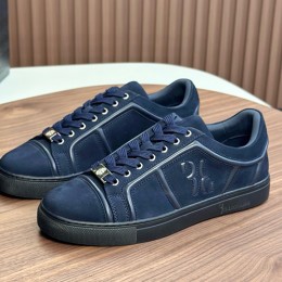 [홍콩명품,STEFANO RICCI] 스테파노리치 25SS 로고 레더 가죽 스니커즈 운동화 (네이비), SE5457, S3, 명품스니커즈,운동화,구두,로퍼,하이탑,신발