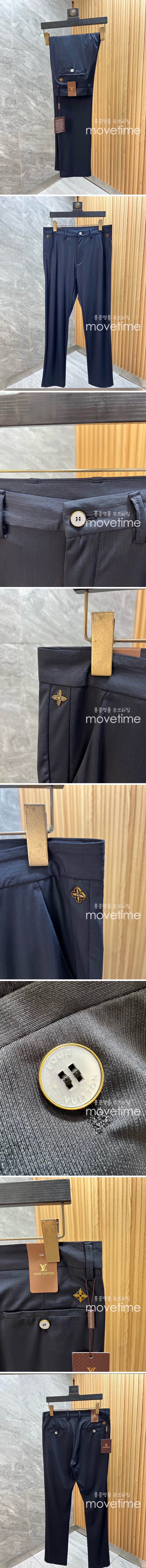 [홍콩명품.LOUIS VUITTON] 루이비통 25SS 로고 모노그램 정장 팬츠 바지 (블랙), BM21996, 레플리카의류,미러급사이트