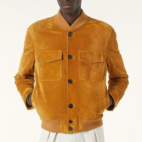 [홍콩명품.Loro Piana] 로로피아나 25SS 로고 레더 가죽 봄버 자켓 (2컬러), BM22058, TOM, 레플리카의류,미러급사이트